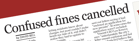 Confused fines cancelled