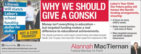 Alannah MacTiernan 10x7