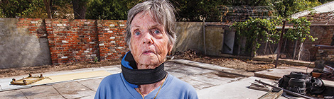 Gran sues over asbestos mess