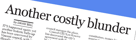 Another costly blunder