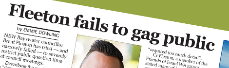 Fleeton fails to gag&nbsp;public