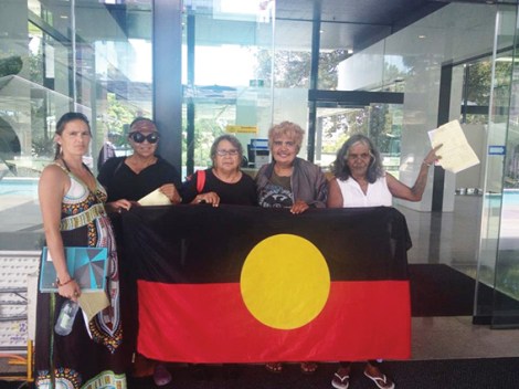 • Activists turn up at Perth Council House to demand their property back.