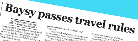 Baysy passes travel&nbsp;rules