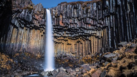 • Svartifoss - Vatnajökull National Park, Iceland. Photo  supplied
