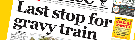 Last stop for gravy&nbsp;train