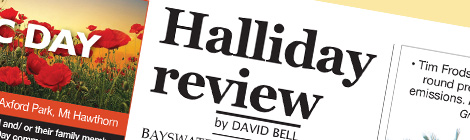 Halliday review