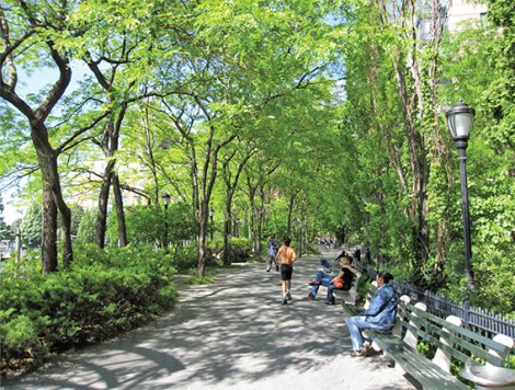 • Battery Park in New York: The Greens cite this as similar to green trails they’d like to see in Perth.