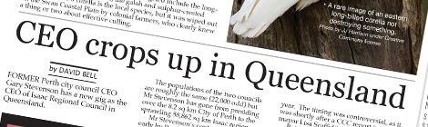 CEO crops up in&nbsp;Queensland