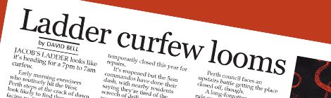 Ladder curfew looms