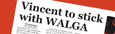 Vincent to stick with WALGA
