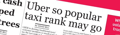 Uber so popular taxi rank may&nbsp;go