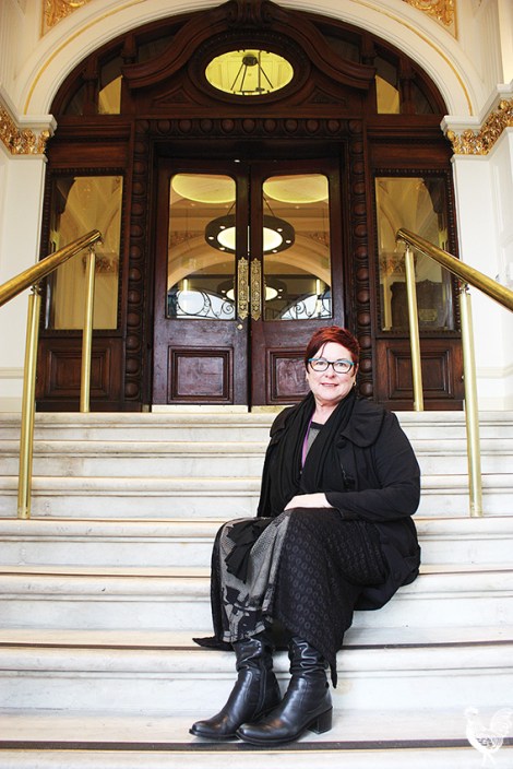 • Lisa Baker at the Palace Hotel. Photo by Steve Grant