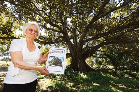 • Horry Thompson’s grandniece Fay Maughan. File photo