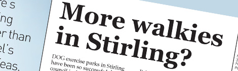 More walkies in&nbsp;Stirling?