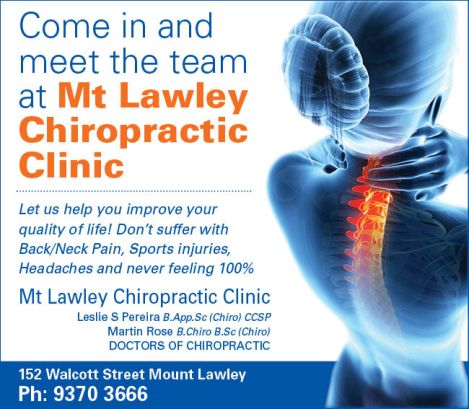 940 Mt Lawley Chiro Clinic 10x3