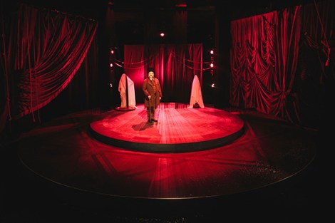 Luke Hewitt in Black Swan's production of A Perfect Specimen.