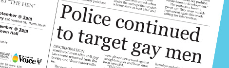 Police continued to target gay men