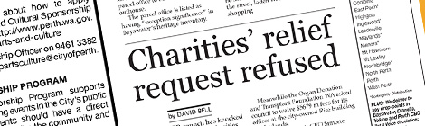 Charities’ relief request&nbsp;refused