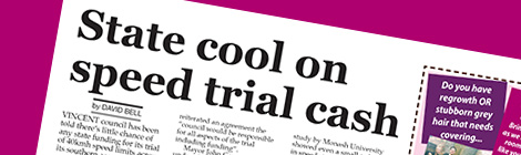 State cool on speed trial cash