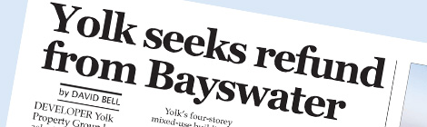 Yolk seeks refund from&nbsp;Bayswater
