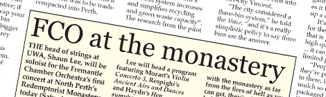 FCO at the&nbsp;monastery