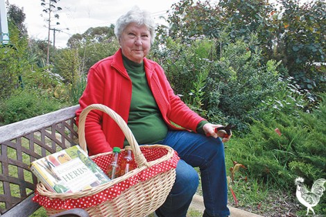 • Regina Drummond says we often overlook how many herbs are around us, including the weeds. Photo by Steve Grant