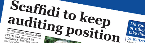 Scaffidi to keep auditing&nbsp;position