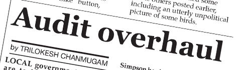 Audit overhaul