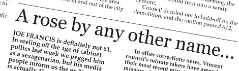 A rose by any other&nbsp;name…