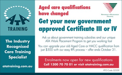 ATA Training Ad 130x80mm VOICE.indd