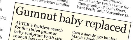 Gumnut baby replaced