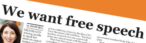 We want free&nbsp;speech