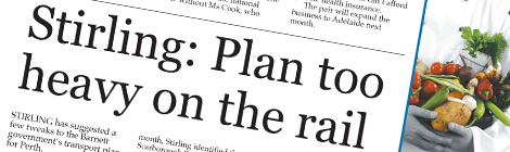 Stirling: Plan too heavy on the&nbsp;rail