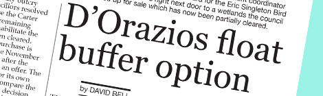 D’Orazios float buffer&nbsp;option