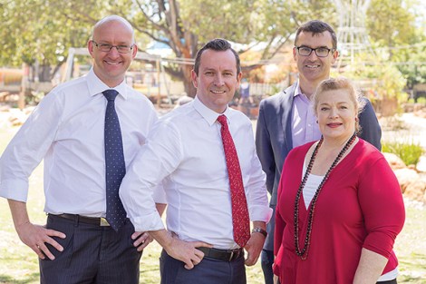 • Opposition leader Mark McGowan and education shadow Sue Ellery have thrown a spanner in the works, saying Labor would focus on a school in the highly marginal Perth electorate.