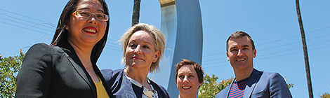 Former refugee steps up