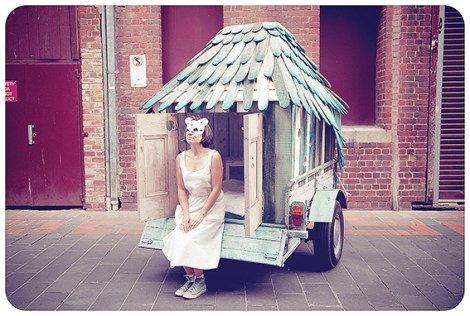 • With a cast of one and an audience to match, aMoment Caravan is theatre at its most intimate, particularly when they’re thrown together on the back of a trailer. It’s all part of this year’s Fringe.