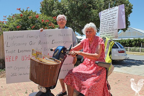 • Frank and Joan Ash want the Citizens Road Safety Association to live on. Photo by Trilokesh Chanmugam