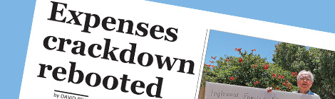 Expenses crackdown rebooted