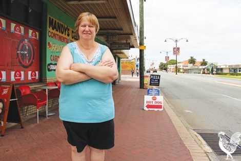 • Mandy’s Deli owner Dina Rechichi says they’ve put up with 35 years of flooding while being hand-balled between departments. Photo by Steve Grant