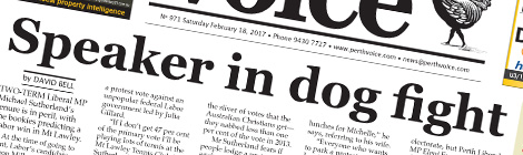 Speaker in dog&nbsp;fight