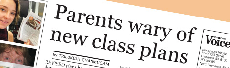 Parents wary of new class&nbsp;plans