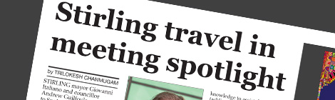 Stirling travel in meeting&nbsp;spotlight