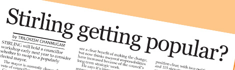 Stirling getting popular?