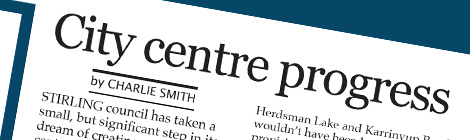 City centre progress