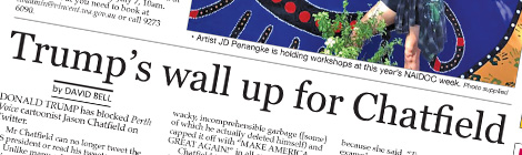 Trump’s wall up for&nbsp;Chatfield