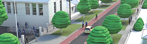 Boulevard  bike trial rides&nbsp;on