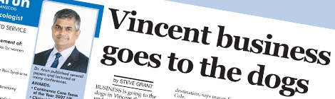 Vincent business goes to the&nbsp;dogs