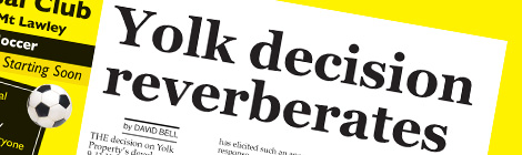 Yolk decision reverberates