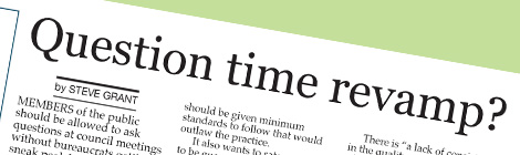 Question time revamp?